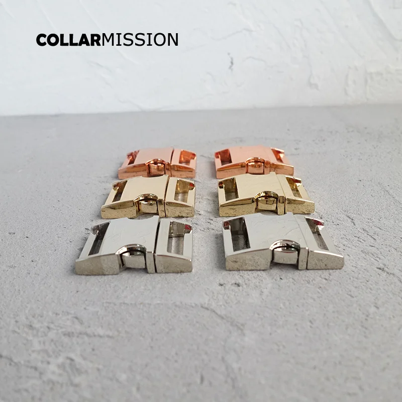 

10pcs/lot Metal side release curved buckles durable hardware for security lock dog cat collars diy parts Zinc Alloy 3 kinds