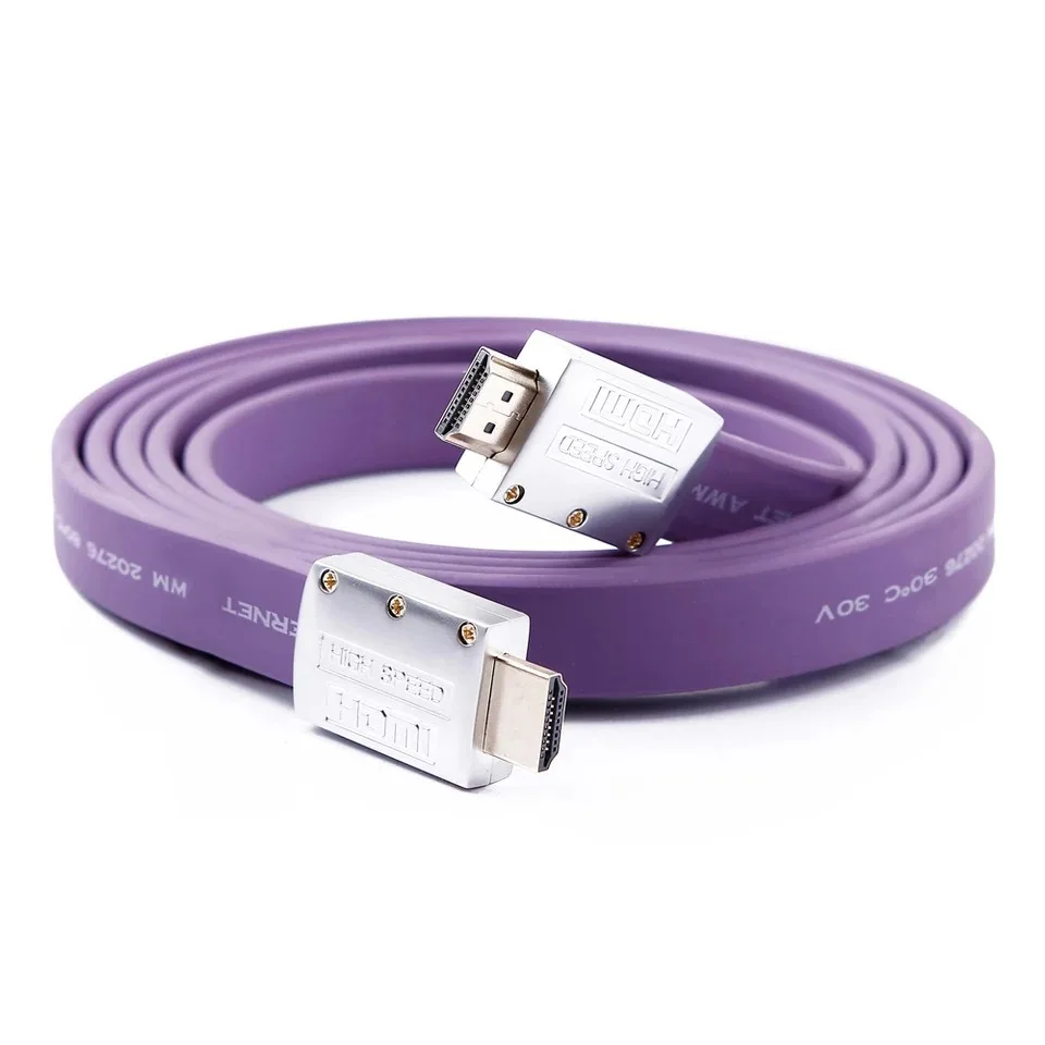 

2019 Micro HDMI к HDMI адаптер конвертер 1080P конвертер для планшетный ПК ТВ мобильный телефон для дома и офиса, подгонянный цвет фиолетовый