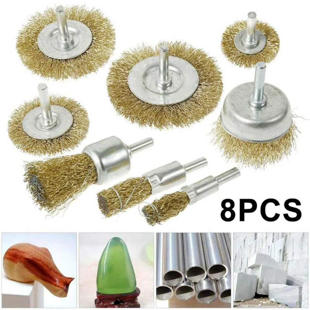 

Wheel Wire Brush Brush Drill Steel Metal Cleaning Rust Sanding Kitchen