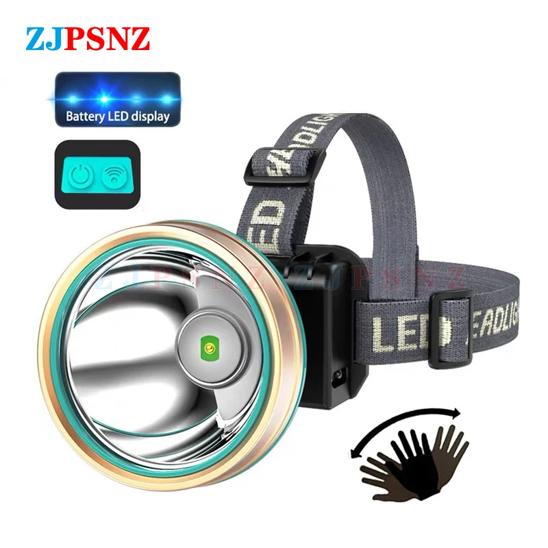 

Led Headlamp Rechargeable USB Head Flashlight Head Torch Light T6 V8 Headlight Bright Head Flashlight Night ride Camping Outdoor