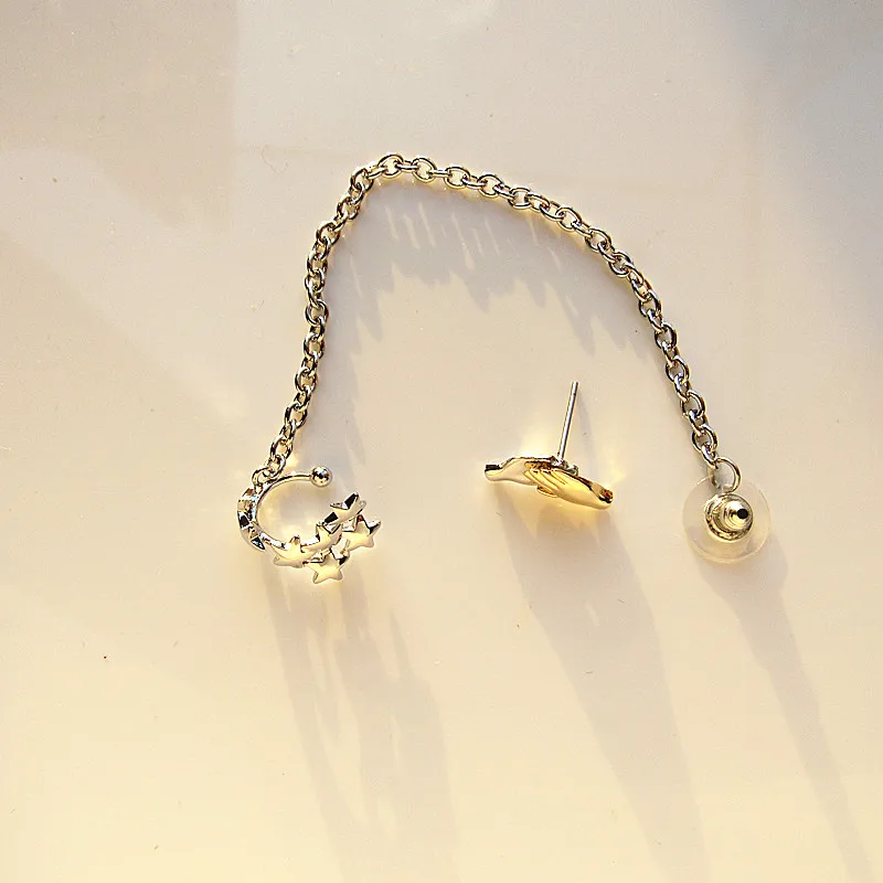 НОВЫЙ цепь со звездами дрожание рук Косплэй в серьги доктора Для женщин