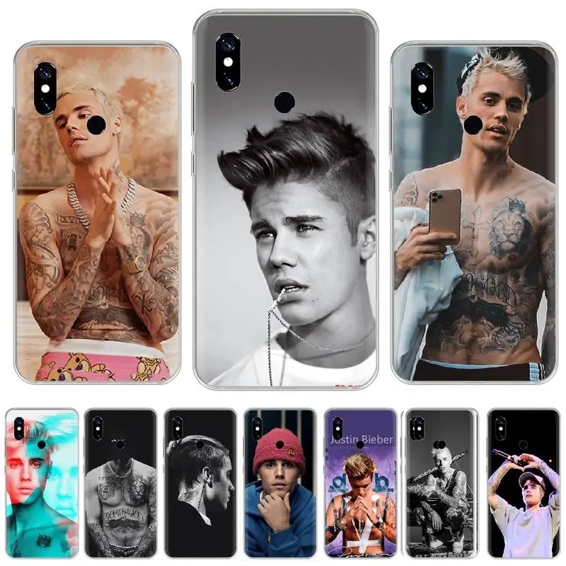 Чехол для телефона Justin Bieber singer мягкий чехол Xiaomi Mi 8 9 SE T A2 MAX3 Redmi 4X 5 PLUS 5A 6A 7 7A K20 K30