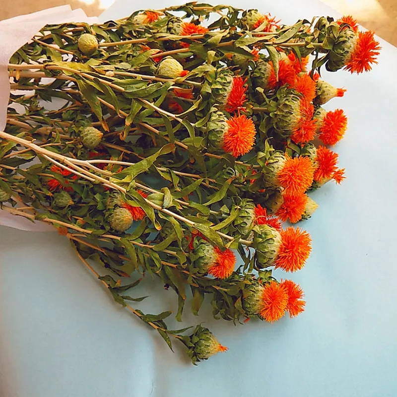 

Natural Dried High Quality Orange Pineapple Flower Bunch Home Decoration Garden Wedding Banquet Ornamental DIY Gifts Daisies