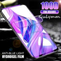 new 100d full protective hydrogel film for huawei p30 p20 mate 40 30 pro honor 9x 20 pro lite screen protector soft film cover