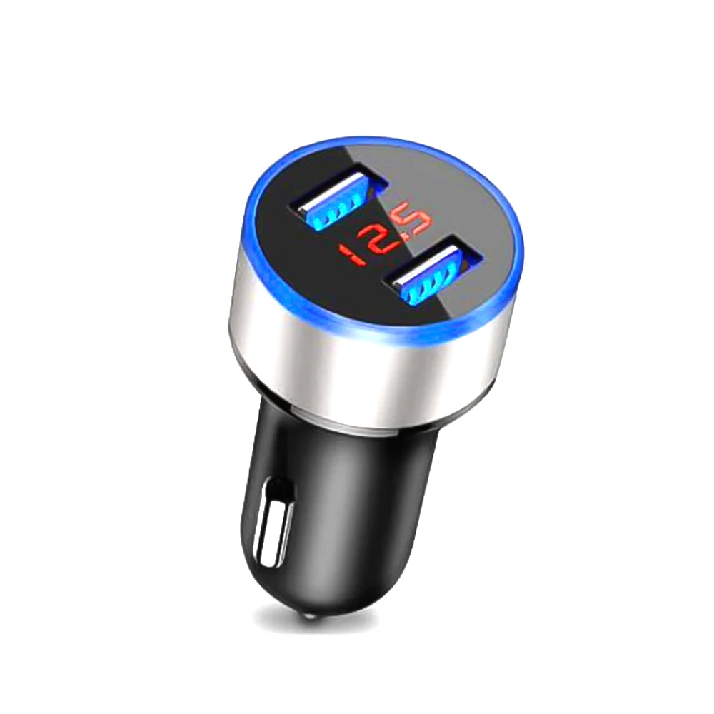 3.1A двойной USB телефон зарядное устройство светодиодный дисплей Вольтметр