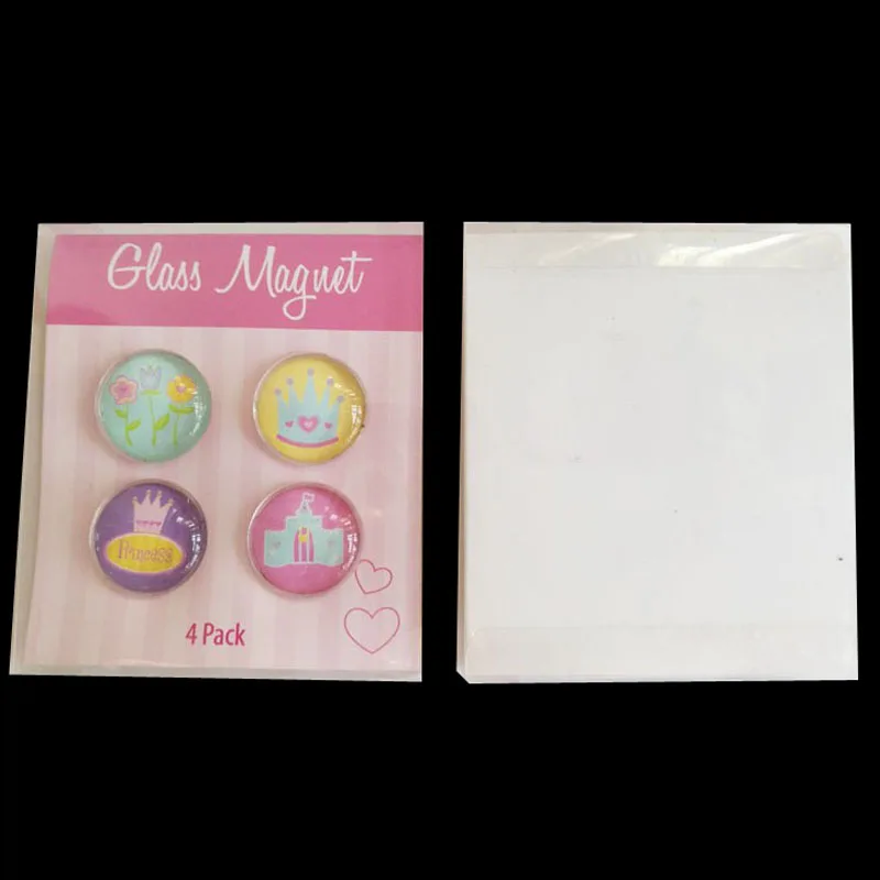 Бесплатная доставка 4 шт./компл. стеклянные магнитики оптовая продажа 16 компл./лот