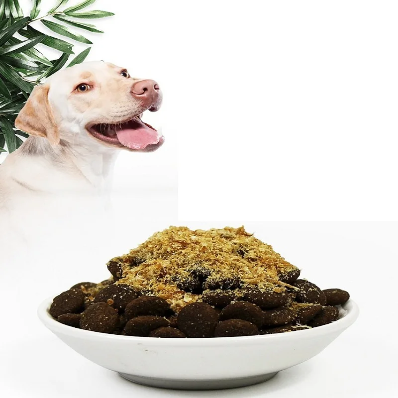 Snacks for dogs Fresh Chicken Breast Powder Dog food mixed with dog staple delicious keep healthy Food Feeder hakemise | Дом и сад