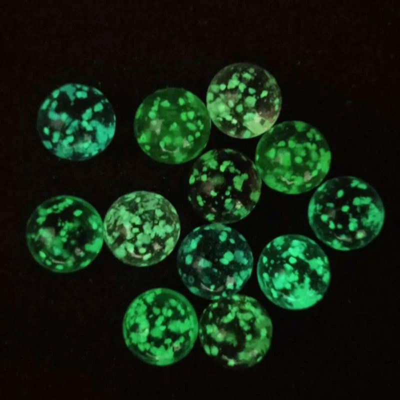 

10 шт. светящихся стеклянных шариков 20 мм кремовая консоль игровой пинбол машина крупного рогатого скота мелкие мраморы детские игрушки род...