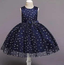 

Платье принцессы для маленьких девочек, многослойное Сетчатое платье без рукавов с бантом и поясом, летняя одежда на молнии сзади