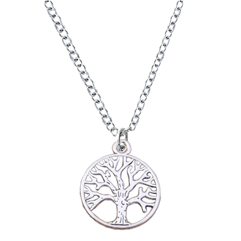 Ожерелье с подвеской Древо жизни роскошная Модная бижутерия 925 самодельная