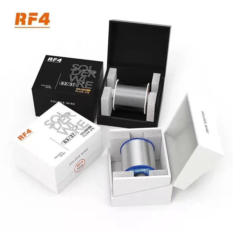 

Newest RF Series 0.6MM 0.8MM 100G 500G High Quality Multifunctional Solder Tin Wire With Box For Mobile Phone Repair Tools