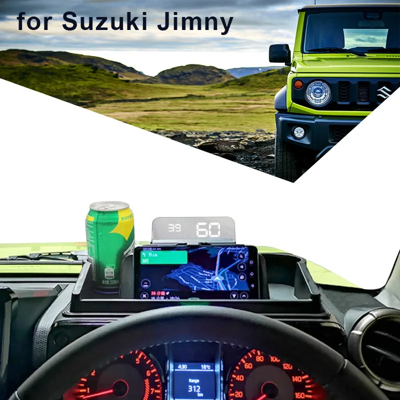 

For Suzuki Jimny 2020 2019 JB74 JB64 Head-up Display Multifunction Storage Box Water Cup Holder Phone Stand Car Accossorriess