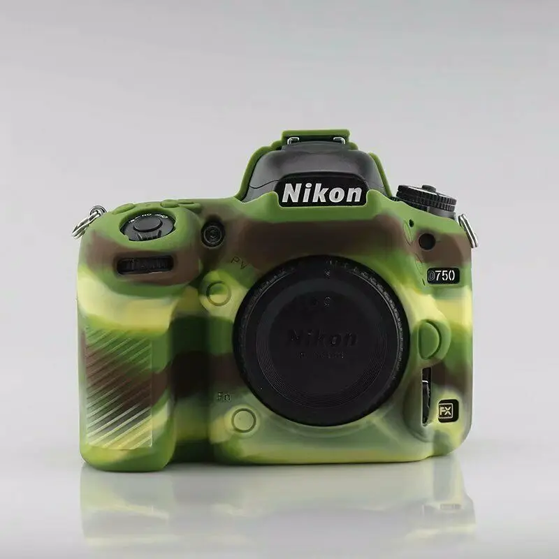 Silicone Rubber Skin case Camera Cover Protector Bag for Nikon D750 |