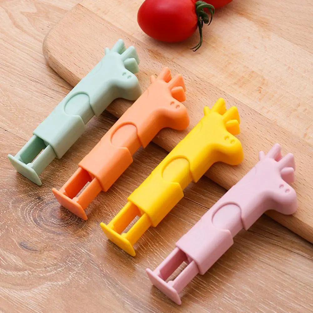 

Food Bag Clips Squeeze Effortlessly High Elasticity Accessory Chip Food Sealing Clips for Kitchen