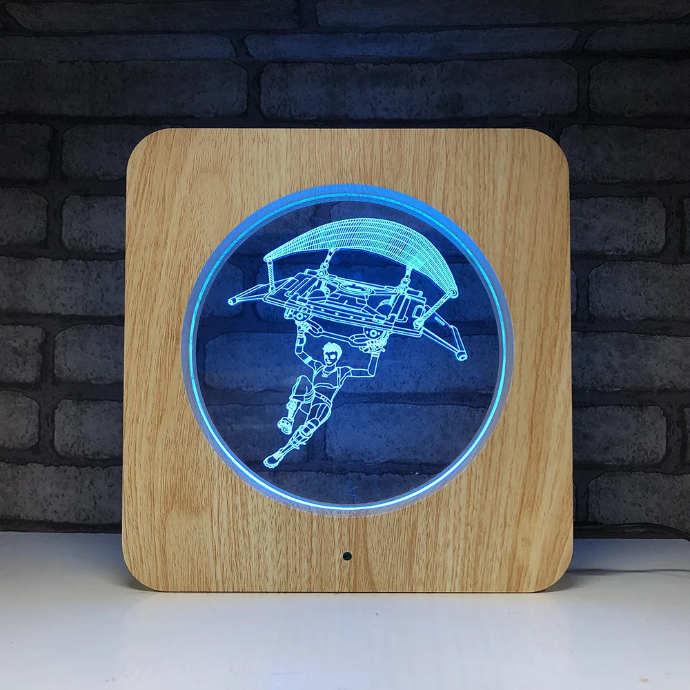 Планерная пластиковая лампа из АБС-пластика линейная Игровая серия 3D