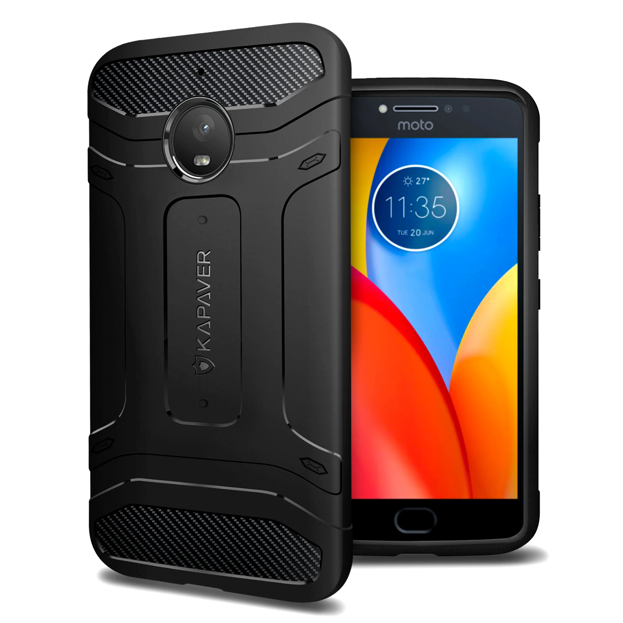 Capaver роскошный официальный устойчивый чехол для телефона Moto E4 Plus Чехол Прочный