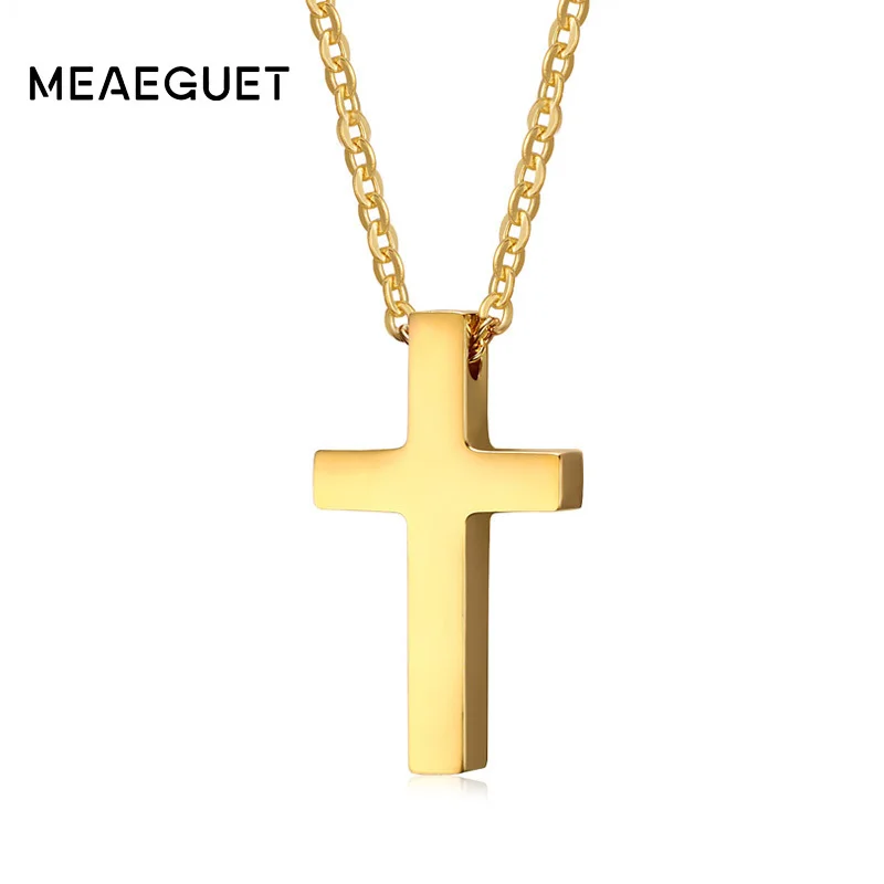 Meaeguet новый кулон с христианским крестом для мужчин и женщин распятие вечная