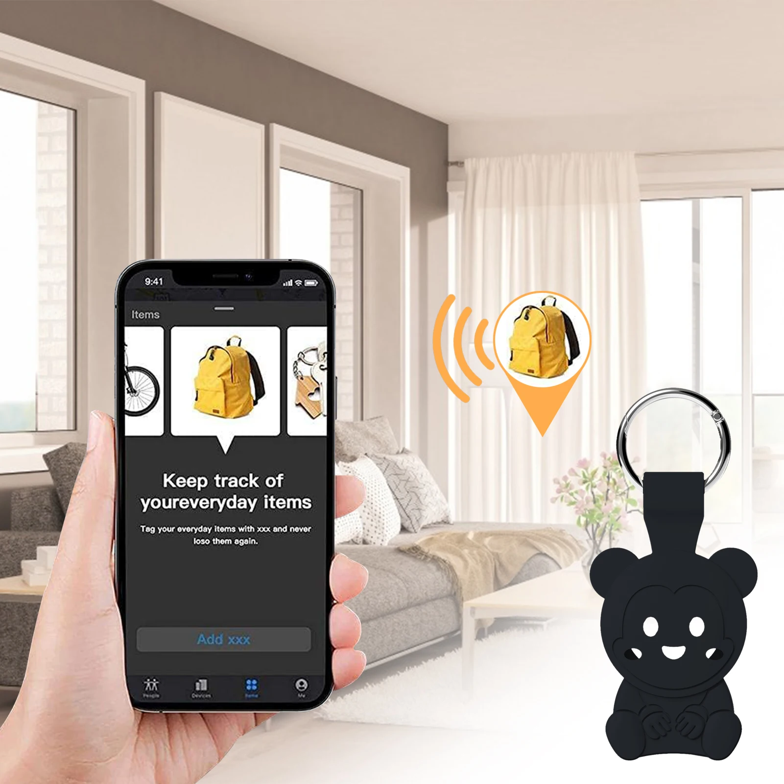 

2021 NEWEST For Airtag Anti-Lost Case Silicone Locator Protective Cover