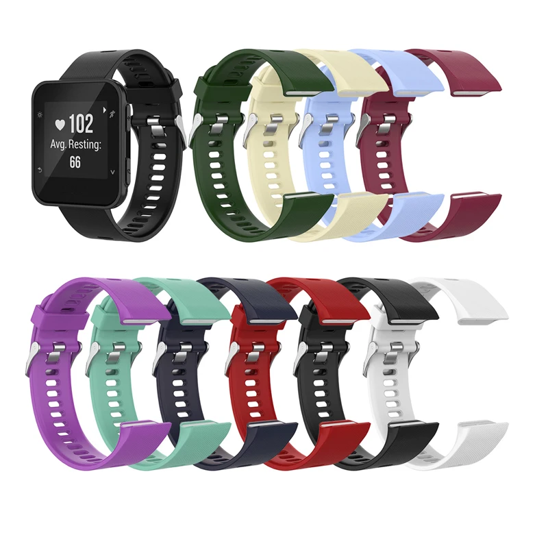 Ремешок браслет для Garmin Forerunner 35 30 силиконовый сменный ремешок часов 35/30