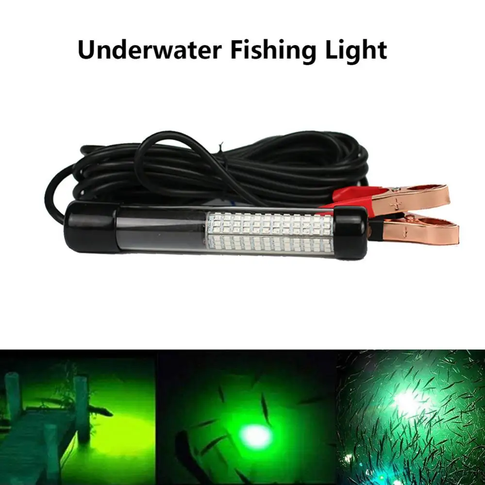 

Underwater Fishing Light Super Bright Luminous Fishing Lure Lights 12V 15W IP68 Green Lights