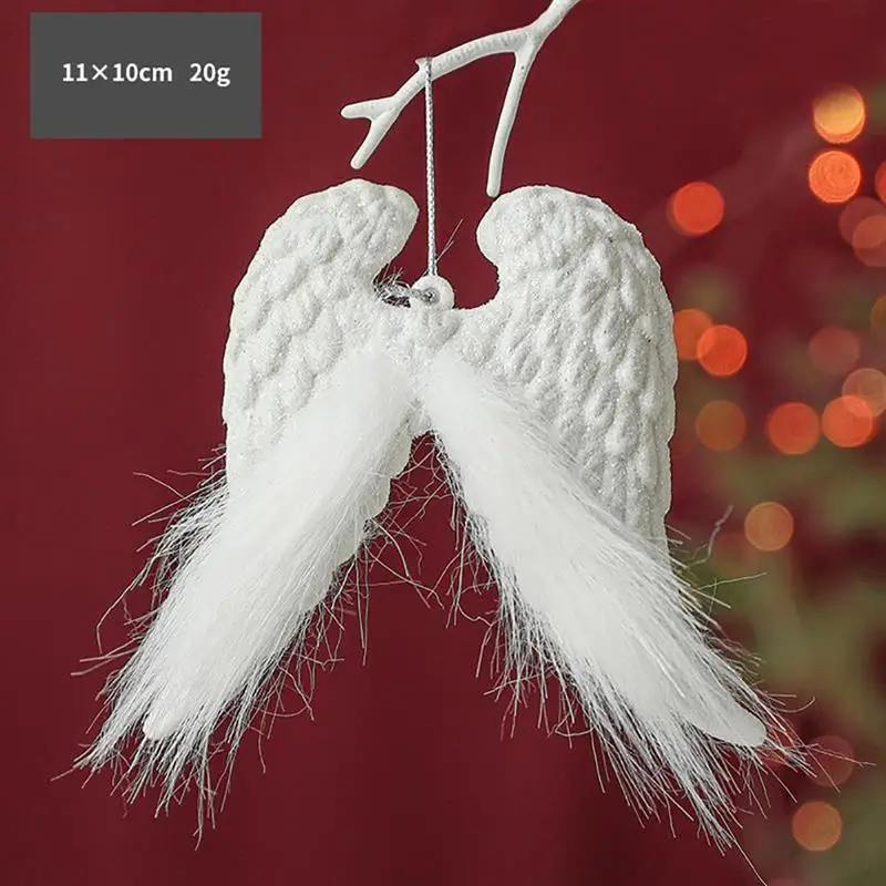 

Рождественские Подвески, снежинка, Крыло ангела, лось, дизайнерский подвесной кулон для праздвечерние, украшение для рождественской елки