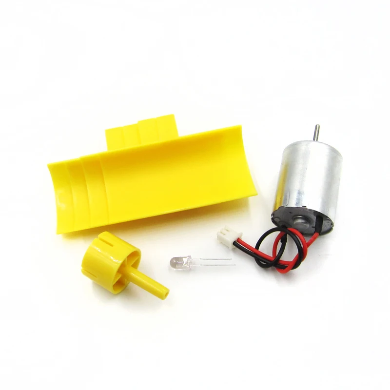 Желтый DC микро мотор небольшой светодиодный фонарь вертикальной оси ветряные