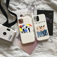 friends tv show door phone case white candy color for iphone 6 7 8 11 12 s mini pro x xs xr max plus
