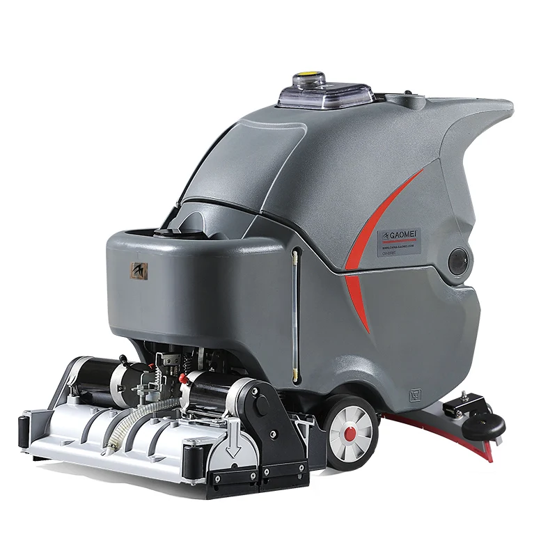 

Automatic electric floor sweeper and scrubber , hand push with traction floor cleaning machine with cheap price .
