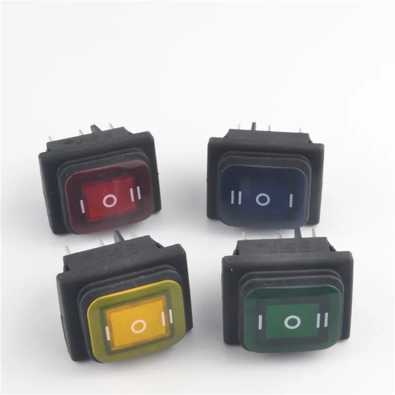 Водонепроницаемый переключатель KCD4 водонепроницаемый клавишный выключатель 2/ 3