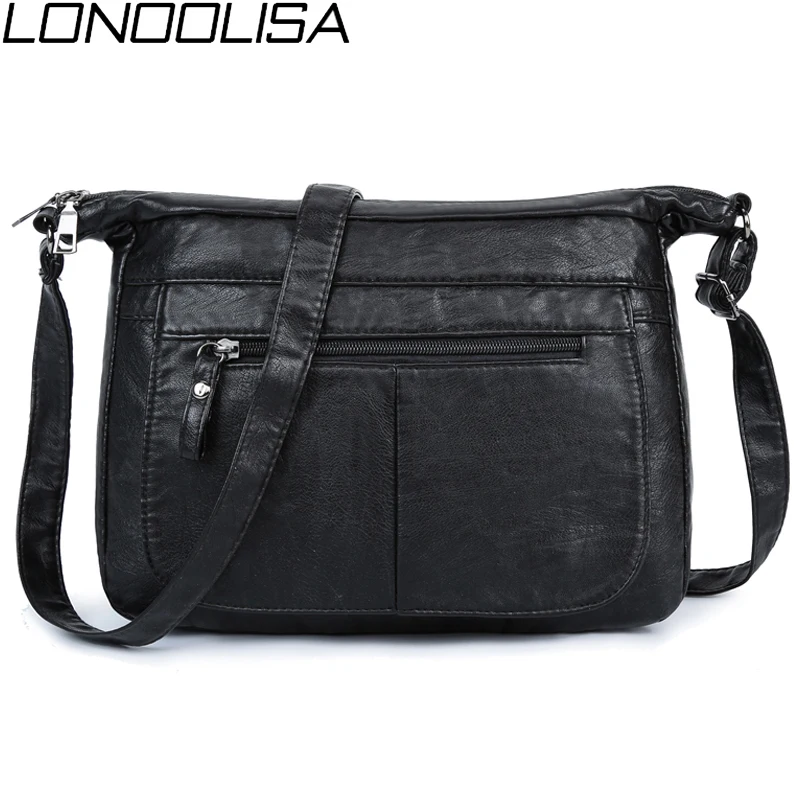 Новая модная женская сумка через плечо из мягкой искусственной кожи сумки для