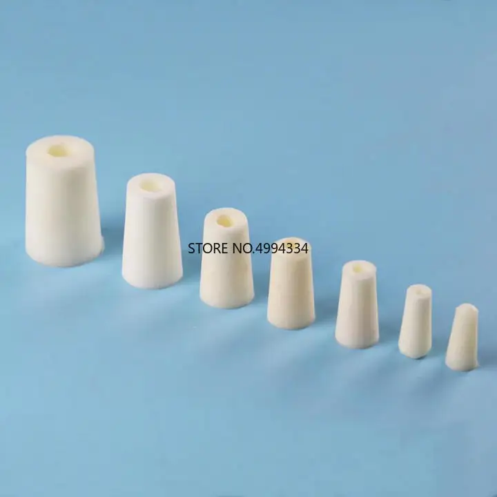 Коническая Силиконовая пробка разных размеров пробирка полая для лабораторных