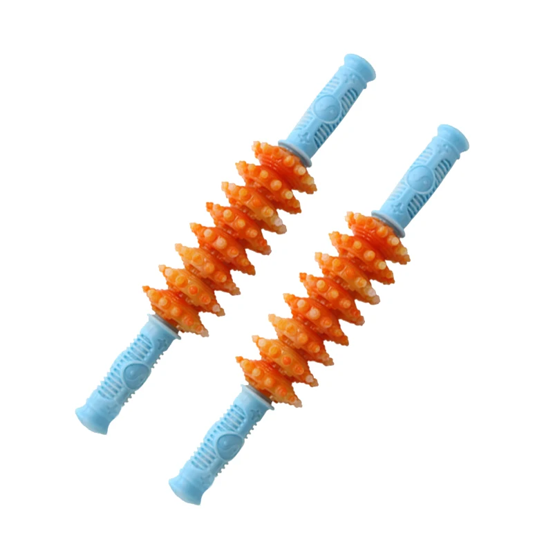 Новый Пластик ручка восьмиколесное ручной роликовый массажер прилипает к телу