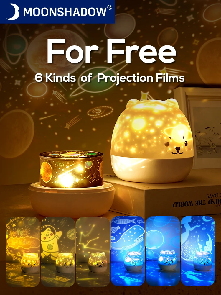 

Star Projector Light Colorful Music LED Night Lights For Kids USB Charging/Rotatable/Sing Project lamp Bedroom Party