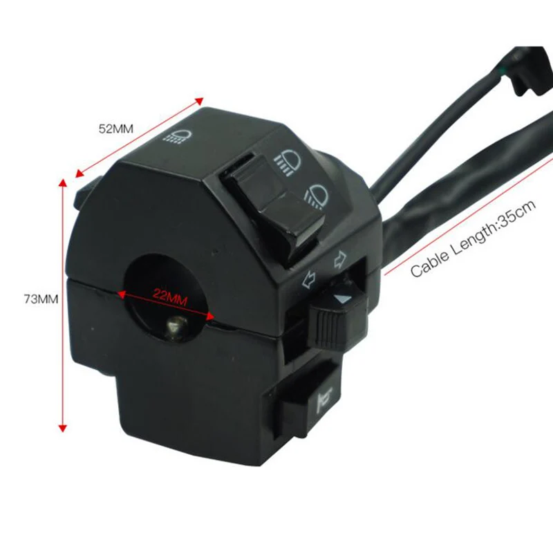 Универсальный мотоциклетный переключатель MOTERCROSS 22 мм для модели ZH125 HJ 8 руль