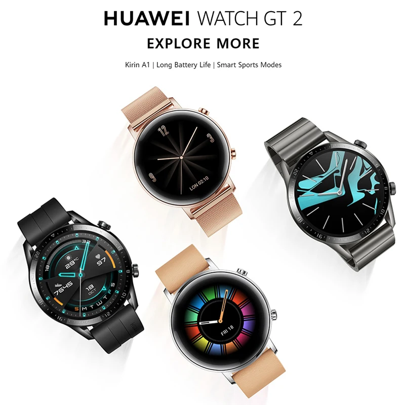 Смарт-часы HUAWEI GT 2 GT2 46 мм 14 дней работы 1 39 дюйма | Электроника