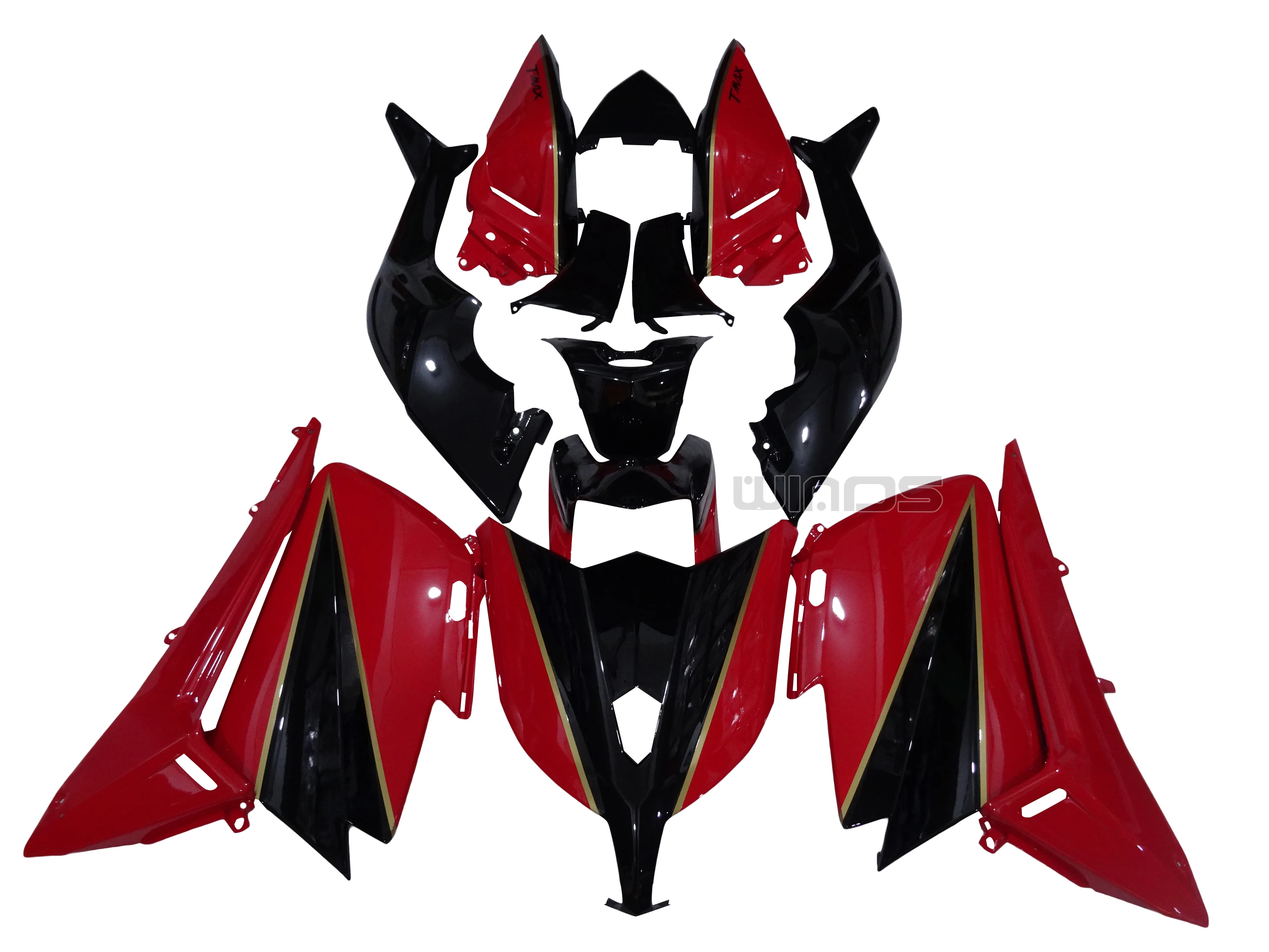 

For Yahama TMAX530 2012 2013 2014 ABS Injection Mold Fairing Kits Glossy Blue White Black Bodywork