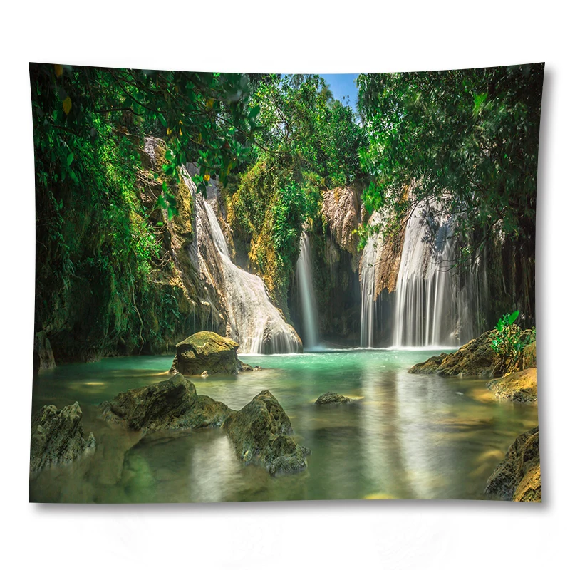 

Landscape Tapestry Natural Scenery Wall Bedspread Bohemian Home Decor