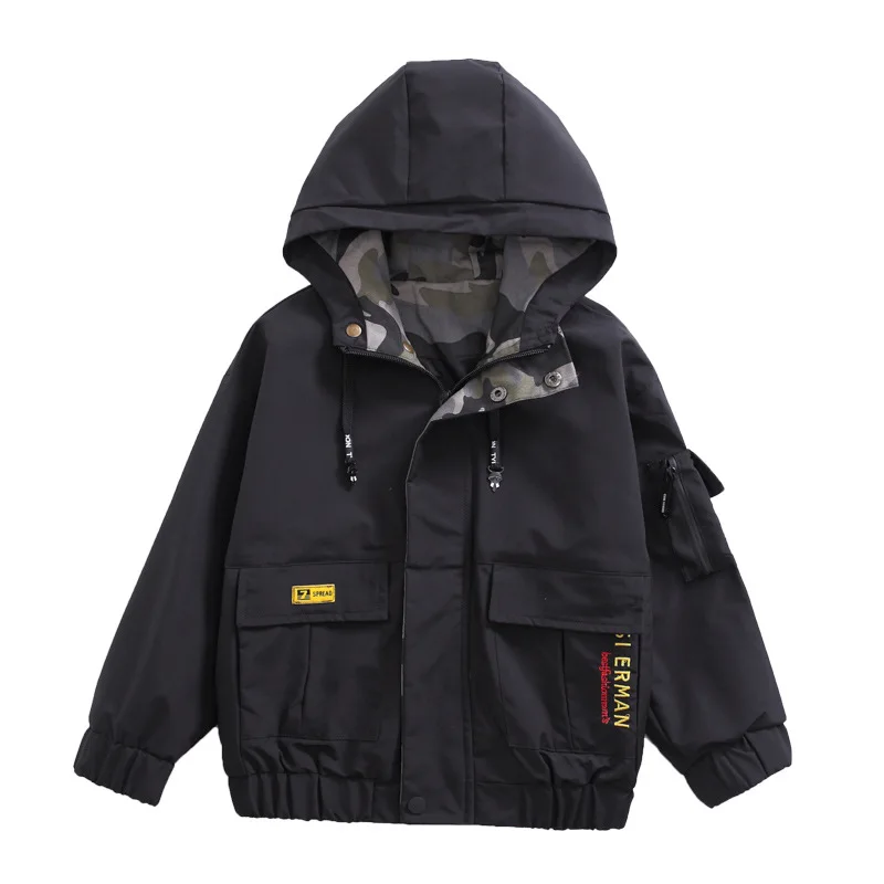 

Soft Spring Autumn Coat Outerwear Top Children Clothes Kids Costume Teenage Gift Plus Size Boy Clothing High Quality