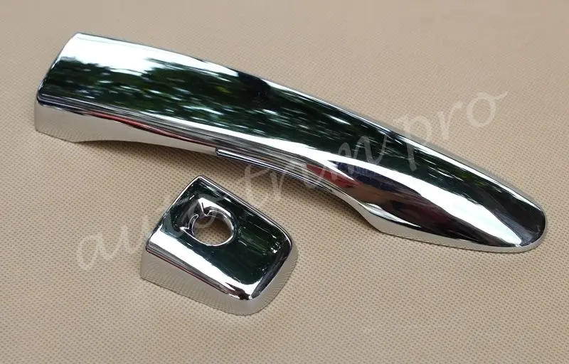 Хромированная Защитная крышка для дверной ручки подходит Nissan Qashqai J11 Rogue