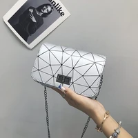 ladies shoulder bag crack printing all match messenger bag chain small square handbag pu leather capacity womens wallet purse