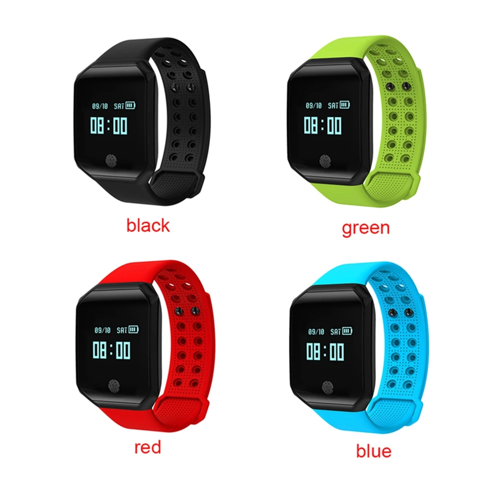 

Men Women Pedometer Heart Rate Digital Display Touch Screen Waterproof Blood Pressure Monitor Calorie Bluetooth Smart Bracelet