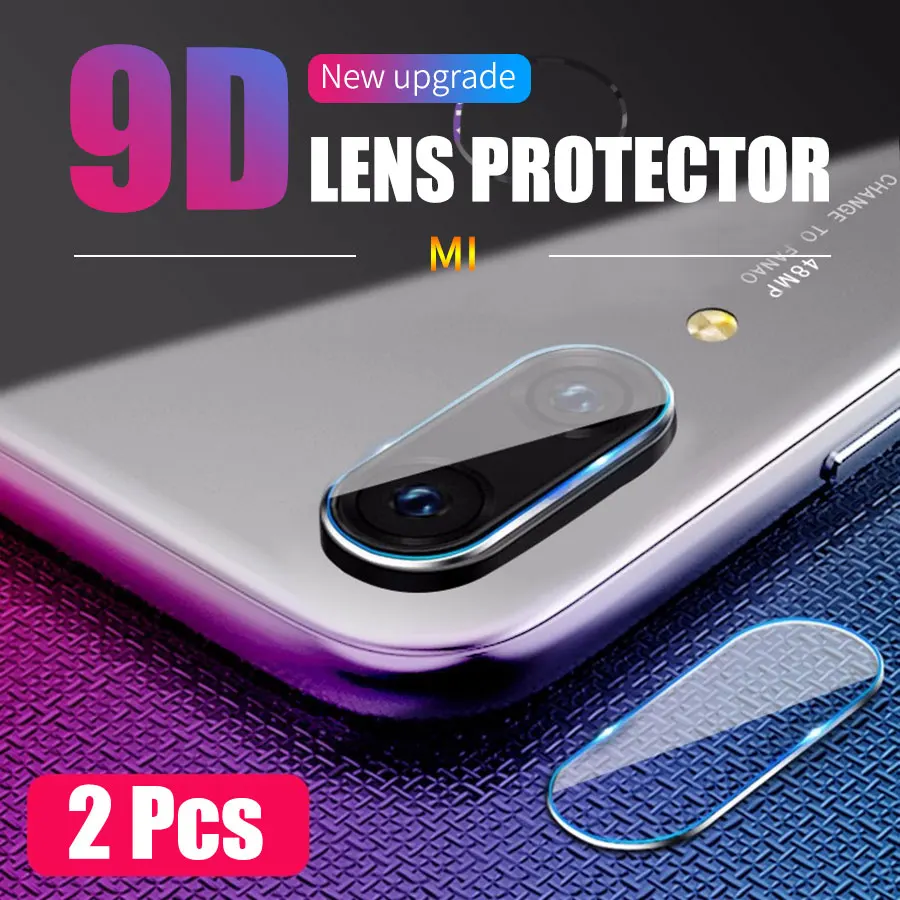 2 шт./лот закаленное стекло для задней камеры Xiaomi Redmi Note 8 8T 7 6 Pro CC9 CC9e Mi 9 SE 9T A2 Lite 6X A3