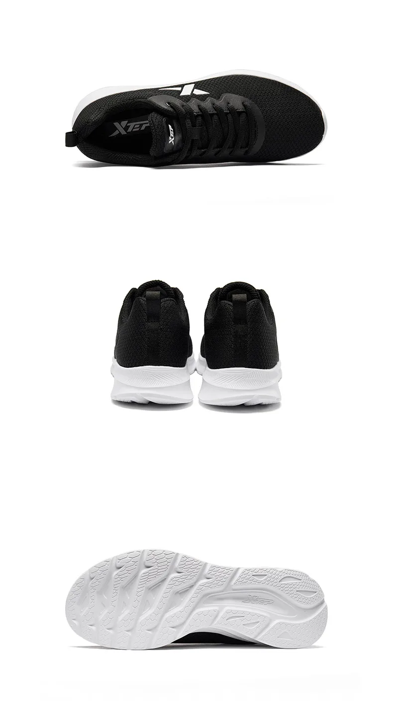 Xtep/модные женские летние дышащие кроссовки для бега; женские кроссовки; спортивная обувь для прогулок; спортивная обувь; однотонная женская обувь; 881218119098