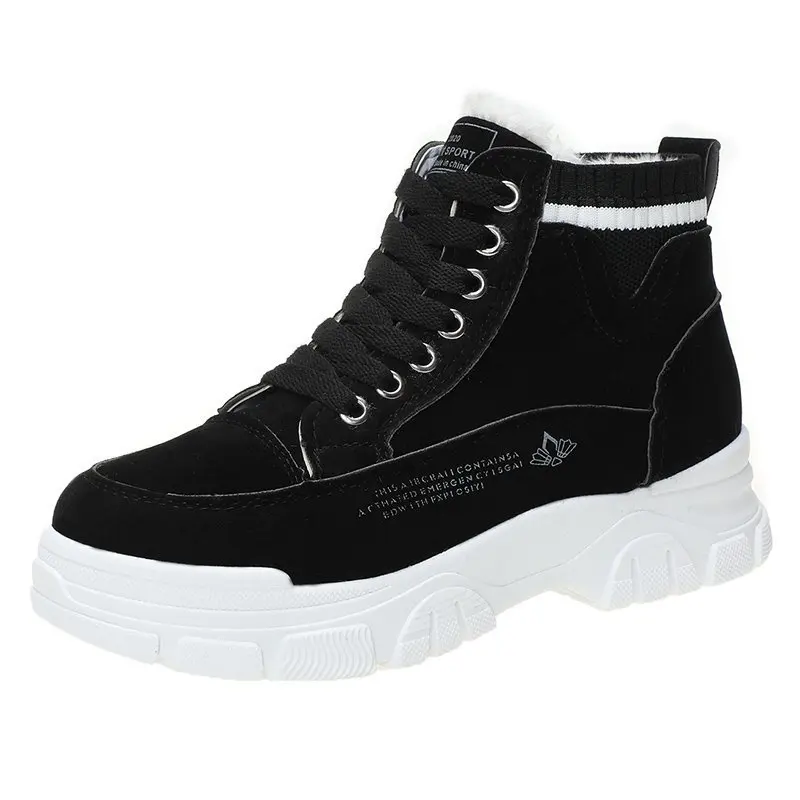 

Ladies Casual Shoes Lace-up Fashion Sneakers Platform Snow Boots Winter Women Boots Warm Plush Women's Shoes Zapatos De Mujer