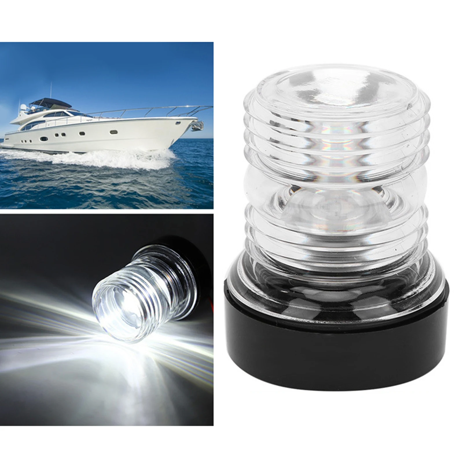 

360° Yacht Anchor Light Safety Stern Round Navigation Lamp Safety Lighting