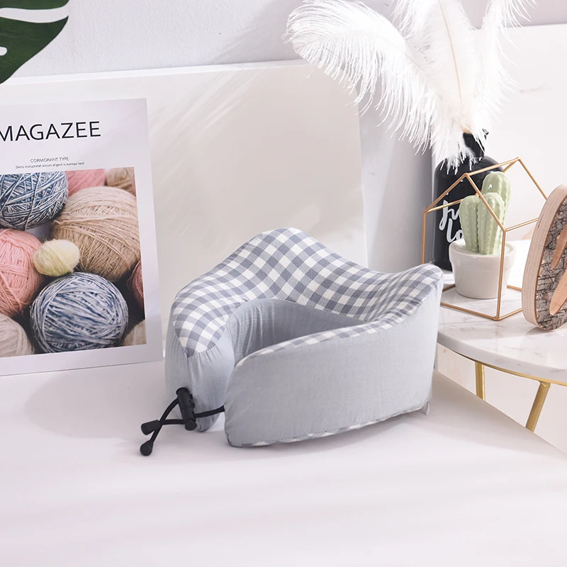 

U Shaped Travel Pillow Neck Protection Memory Foam Pad Cushion Airplane Travel Sleep Head Rest Soft Cushion Cute Car Pillow