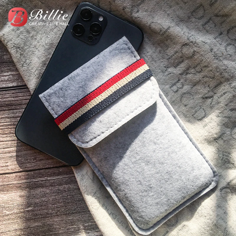 for iPhone 13Pro Case Apple Iphone 13 Pro Max 6.7 Ultra-thin Handmade Wool Felt phone Sleeve Cover iphone Accessories | Мобильные
