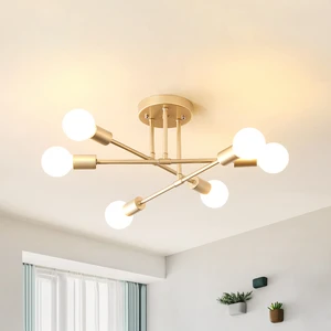 Modern Ceiling Lights Black/White Room Bedroom Decoration Ceiling Lamp Creative Chandeliers Simplicity Home Lighting Fixtures