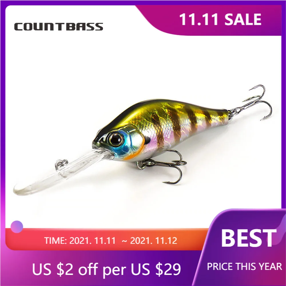 Приманка-воблер для погружения в воду 65 мм 14 5 г 4 м | Спорт и развлечения