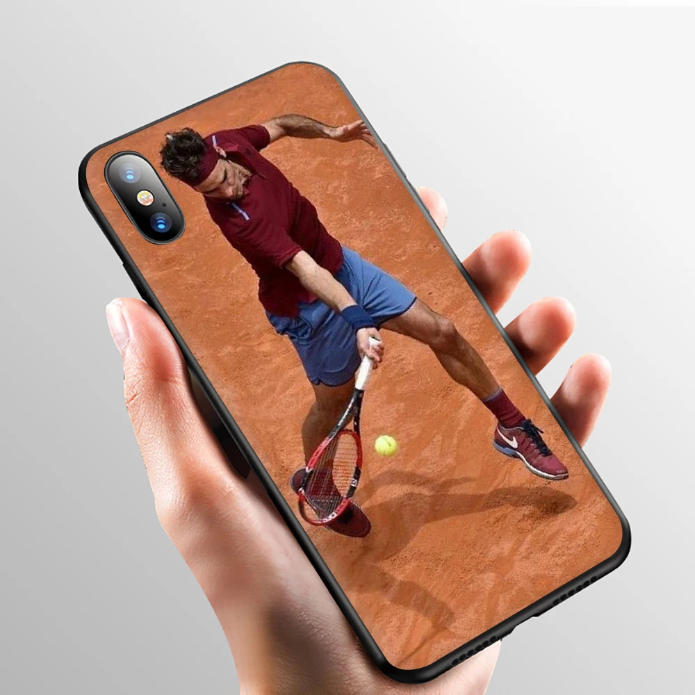 Мягкий силиконовый чехол для телефона Роджер Федерер чехол для iPhone 5 5S SE 6 6S 7 8 plus X XR XS 11 Pro Max
